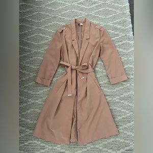 H&M Rose Pink Trench Jacket